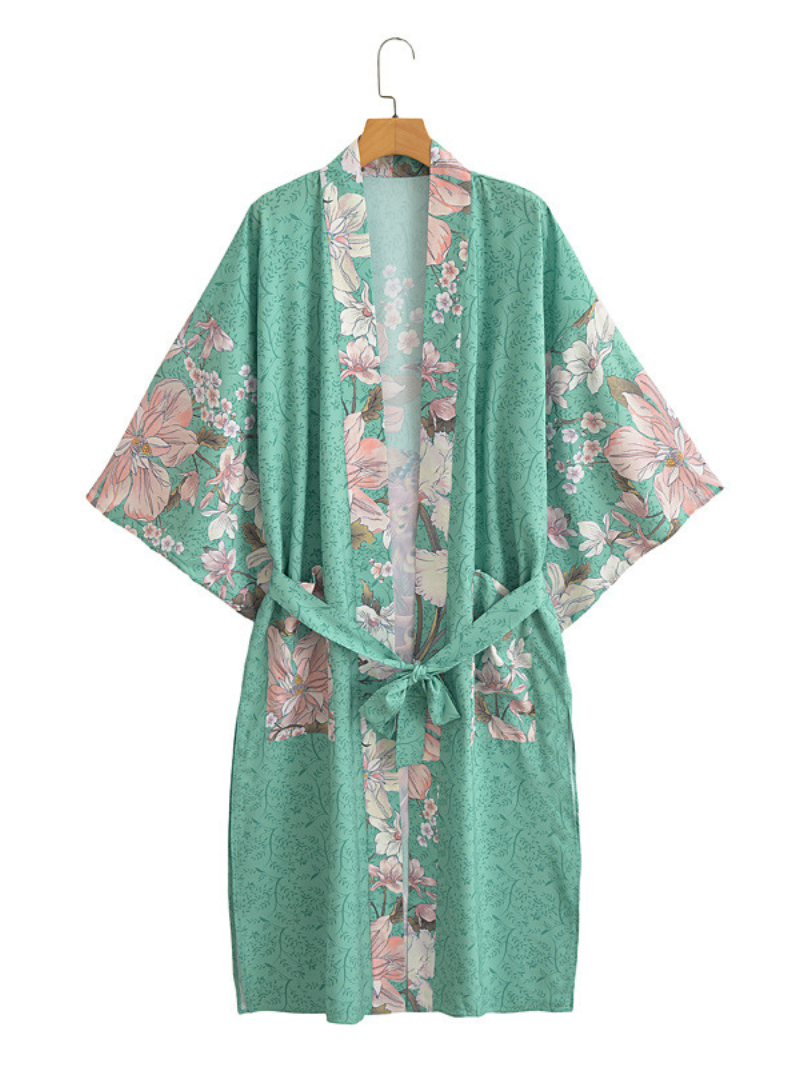 All In One Polyester Loose Kimono Gowns