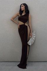 Cala Maxikleid mit Cut-Out