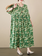 The lost heart Round Neck Smock Dress