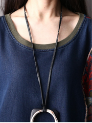 robe pull midi en denim à manches chauve-souris d'automne grande taille