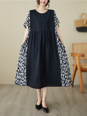 Robe à smocks à col rond Beyond Imagination