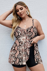 Badekleid mit Blumenmuster und Shorts