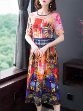 Love All Over Again – Midikleid mit Sonnenblumen-Print