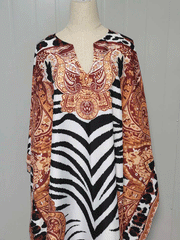 Belle vie avec votre robe caftan imprimée préférée