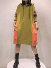 Robe sweat-shirt mi-longue à capuche Always Forever