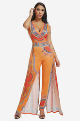 Party-Jumpsuit mit tiefem V-Ausschnitt