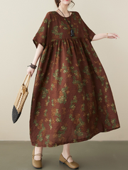 Music Of Love – Hängerkleid aus Baumwolle mit Rundhalsausschnitt