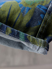 Latzhose mit Mitternachtsblumenmuster (NUR USA)