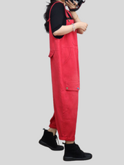 Salopette en jean taille haute pour femme WallFlower