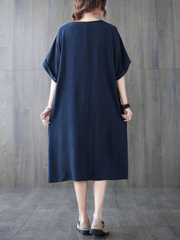 Robe mi-longue en coton Un ange sur terre