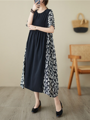 Robe à smocks à col rond Beyond Imagination