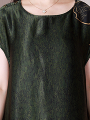 Sweet Memory Round Neck A-line Dress