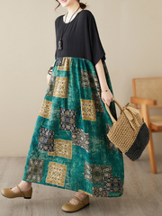 Robe ample à imprimé floral en coton Beyond Imagination