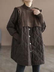 Je suis jolie avec une veste matelassée en coton chaud