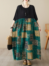 Robe ample à imprimé floral en coton Beyond Imagination