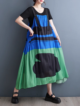 Lockeres Salopette-Kleid in großer Größe im zeitlosen Stil