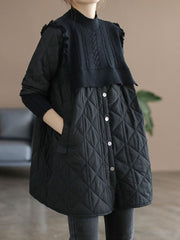 Je suis jolie avec une veste matelassée en coton chaud