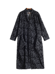 robe manteau cardigan de style ouvert avec poches latérales