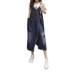 Robe cargo en jean pour femme