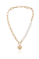 Gothic Barock Perlen Engel Anhänger Choker Halskette