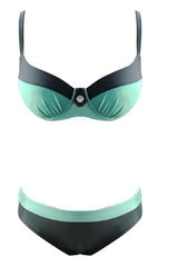 Ensemble de bikini de plage tropical