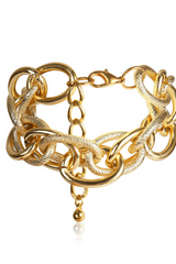 Klobiges Kettenarmband aus Metall