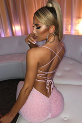 Miley Maxi-Glitzerkleid