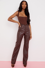 Korsett-Oberteil aus Netzstoff