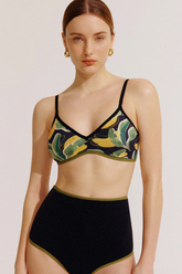 Ensemble bikini taille haute réversible
