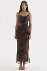 Nalini Printed Midi Dress