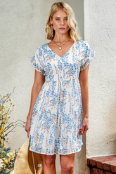 Babydoll-Kleid mit Blümchenmuster