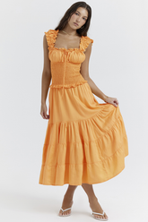 Phaedra Orange Sommerkleid