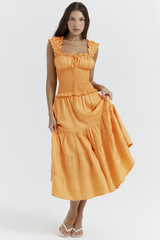 Phaedra Orange Sommerkleid