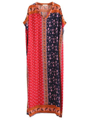 Dunkles, kaltes Kaftankleid