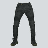 Jean biker pour homme avec revêtement imperméable