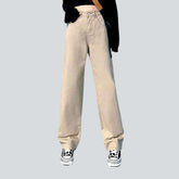 Jean large coloré pour femme
