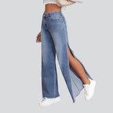 Jean ample à jambe large pour femme