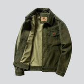 Veste en jean bomber couleur hiver