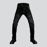Jean biker en velours d'hiver pour homme