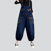 Combinaison en jean ample pour femme Y2K