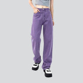 Y2k-Farbjeans für Damen