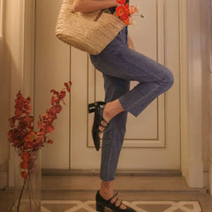 Escarpins Mary Jane classiques en cuir verni à talon carré et bride à boucle - Noir