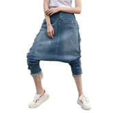 Women's harem denim pants