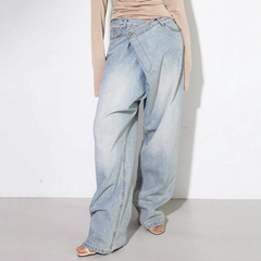 IRREGULAR CLOSURE JEANS