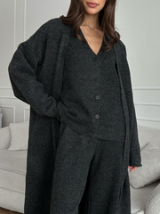 Minimalist Knit Three-Piece Set