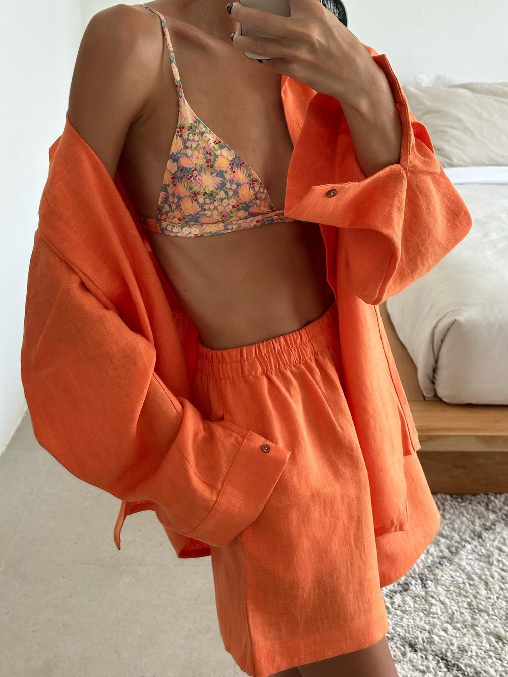 Pure Cotton Basic Shorts Set