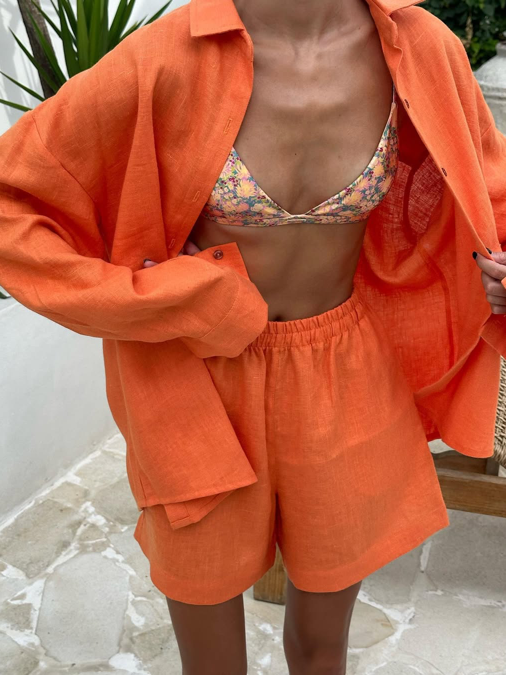 Pure Cotton Basic Shorts Set