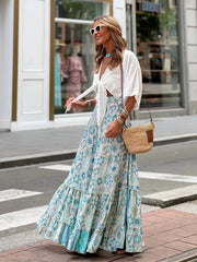Printed Loose Casual Holiday Swing Skirt