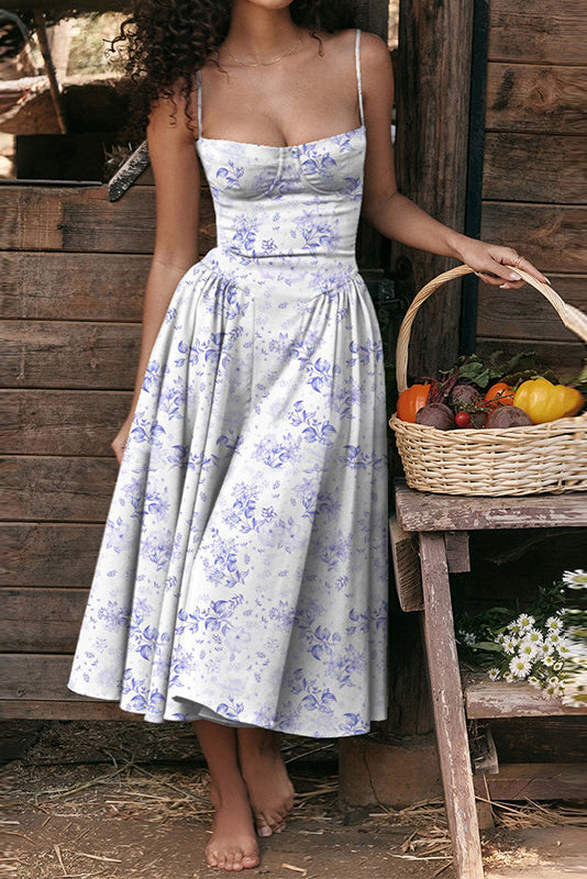 Samaria Taupe Corset Sun Dress – DVL Shop