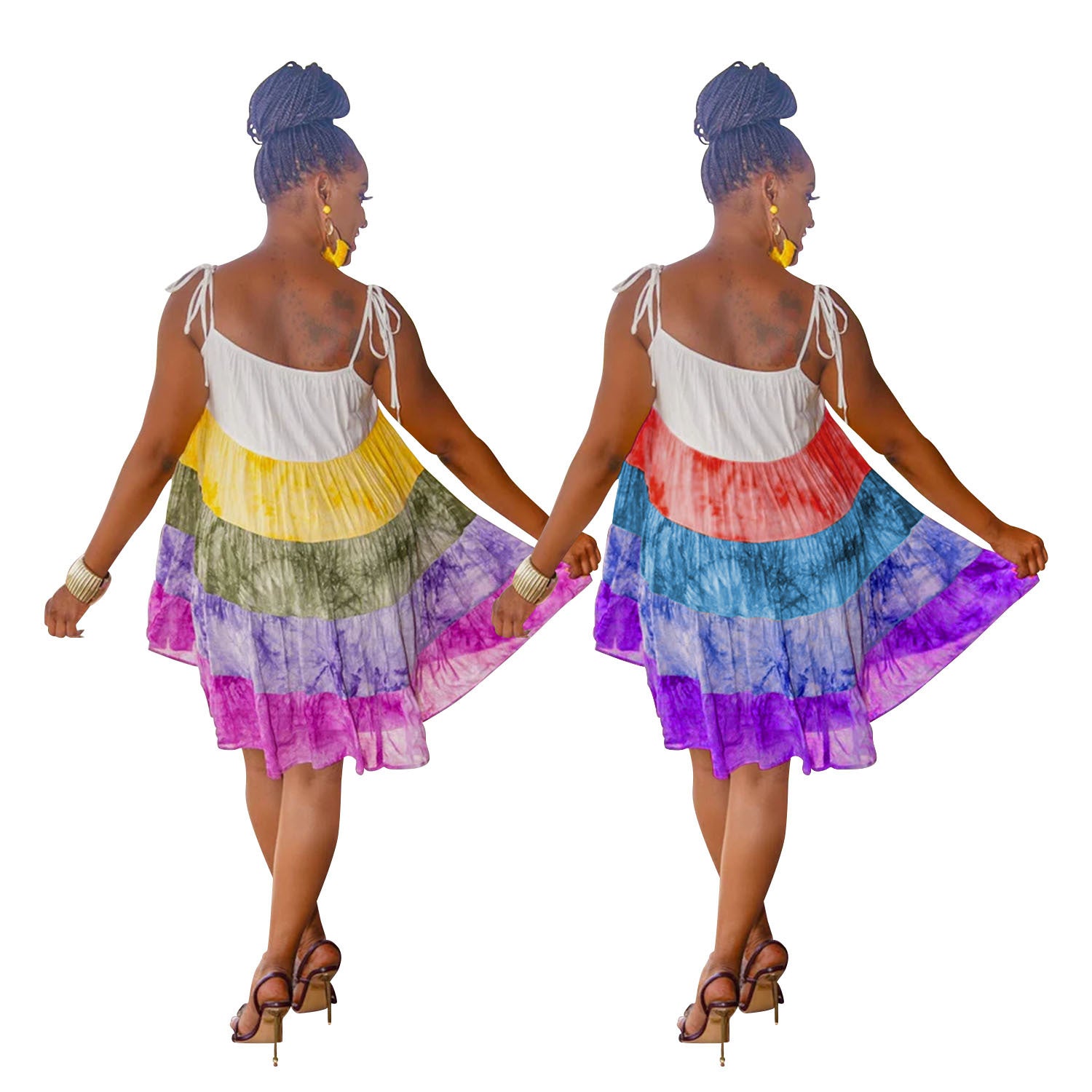 Buddy Love Disco Tiered Sequin Dress